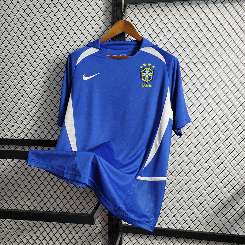 Brazil Away 2002 World Cup Jersey - Image 3